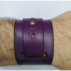 Bracelet en spirale violet
