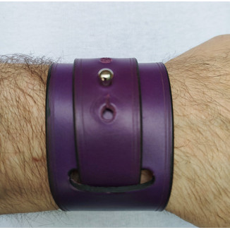 Bracelet en spirale violet