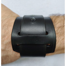 bracelet en spirale noir