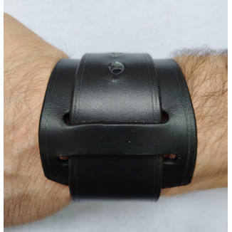 bracelet en spirale noir