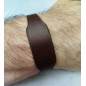 Gourmette 20 marron foncé