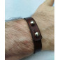 Gourmette 20 marron foncé